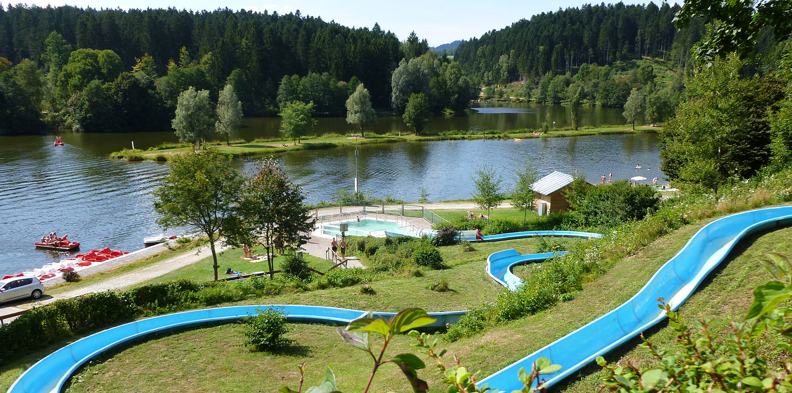 Ferien am Rannasee im Dreiländereck Bayern-Böhmen-Österreich